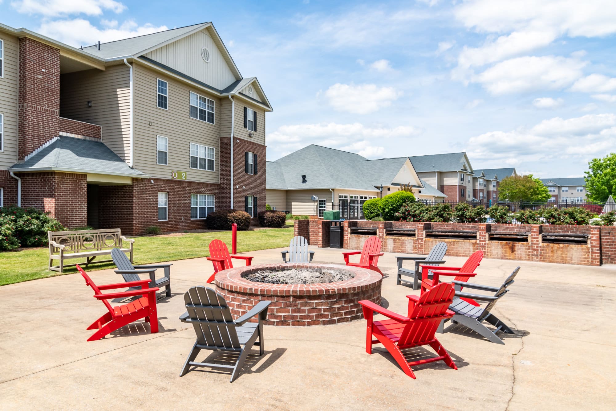 gamecock village off campus apartments near jacksonville state university jsu fire pit